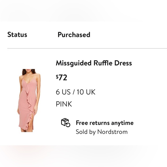 Misguided Ruffle Dress - Picture 8 of 8